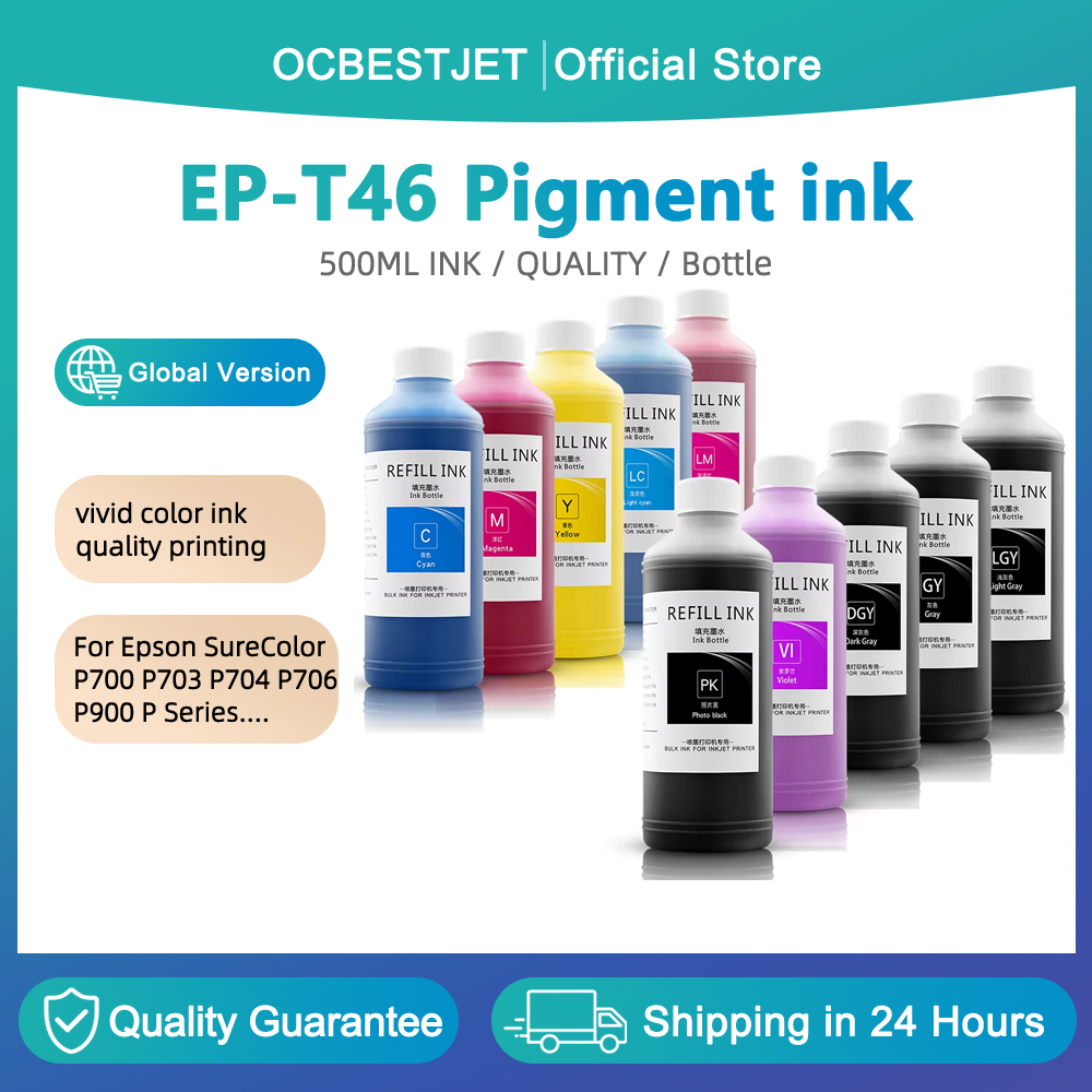 Fountain Pen Bottled Ink - Tinta pigmentada impermeable de 500ML/botella para