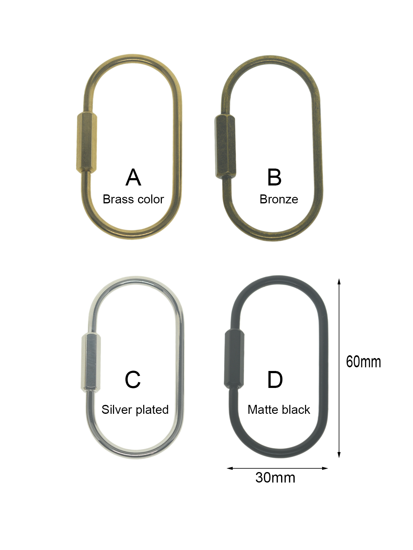 60mm bronce plata mate negro l - Letter Opener Brass reseña y precio